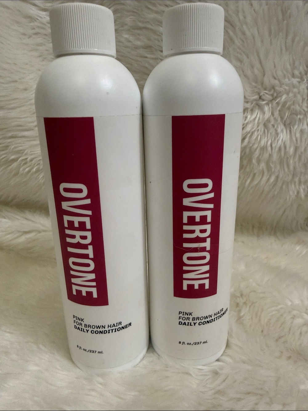 Overtone Pink for Brown Hair Daily Conditioner Bundle 2 Bottles New Sealed 8 oz